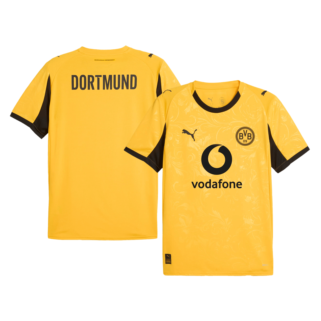 Męska Koszulka Domowa Borussia Dortmund 2025/26 - Cup