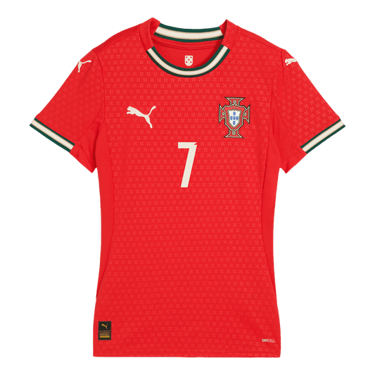 Damska Koszulka Domowa Portugalia RONALDO #7 2025 - Topowe Koszulki Pilkarskie Sklep Internetowy