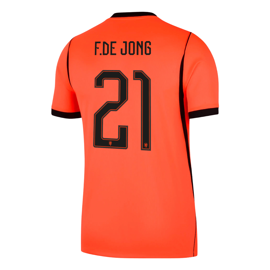 Męska koszulka Holandii domowa F.DE JONG #21 - Mundial 2026