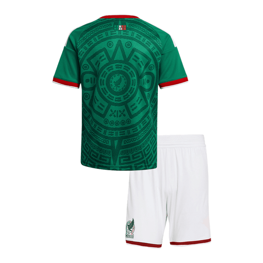 Dziecięcy Zestaw Domowa Mexico (Koszulka+Spodenki) 2025/26