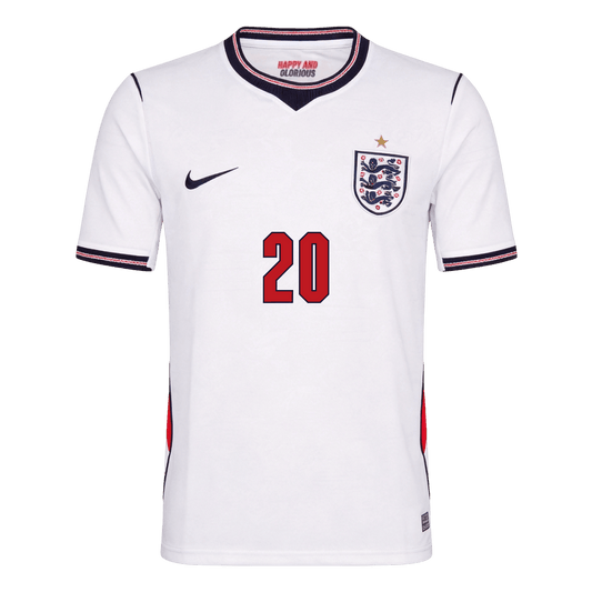 Męska koszulka Anglii domowa PALMER #20 – Mundial 2026