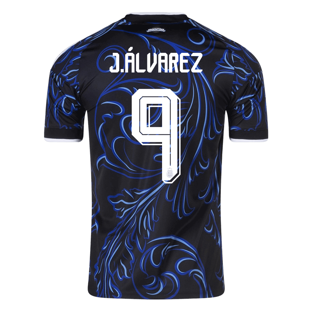 Męska koszulka Argentyny wyjazdowa J. ÁLVAREZ #9 - Mundial 2026