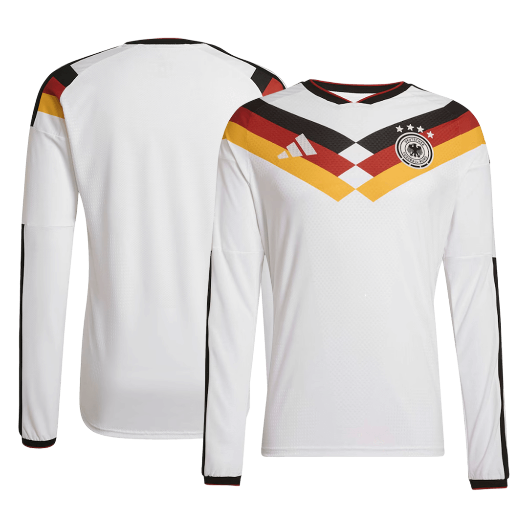 Męska Koszulka Domowa Germany 2026 z Długim Rękawem - World Cup