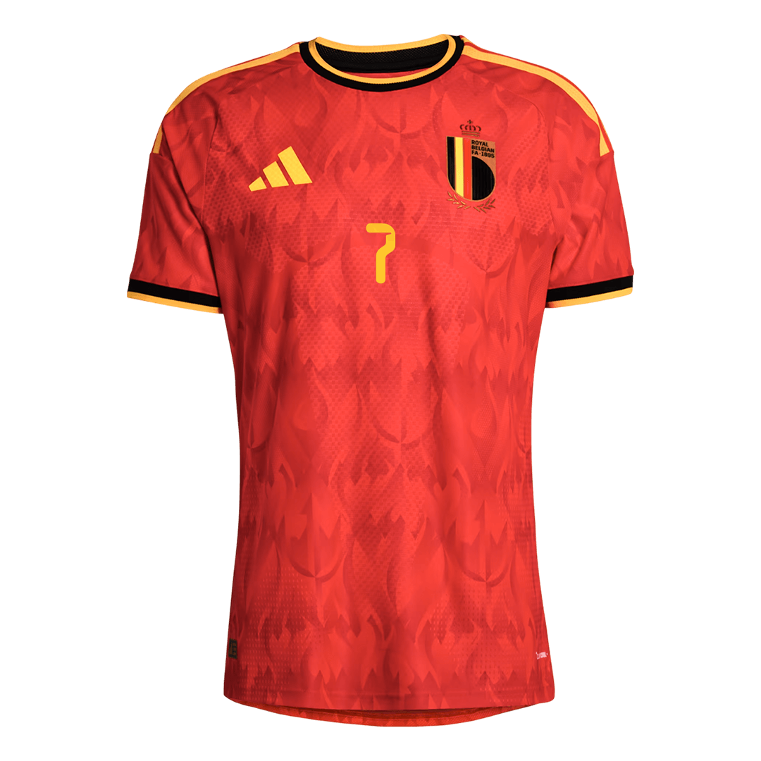 Męska koszulka Belgii domowa DE BRUYNE #7 wersja zawodnicza – Mundial 2026