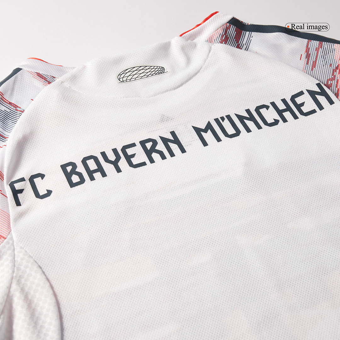 Męska Koszulka Wyjazdowa Bayern Munich UPAMECANO #2 Wersja Piłkarska 2025/26 - Slim Fit