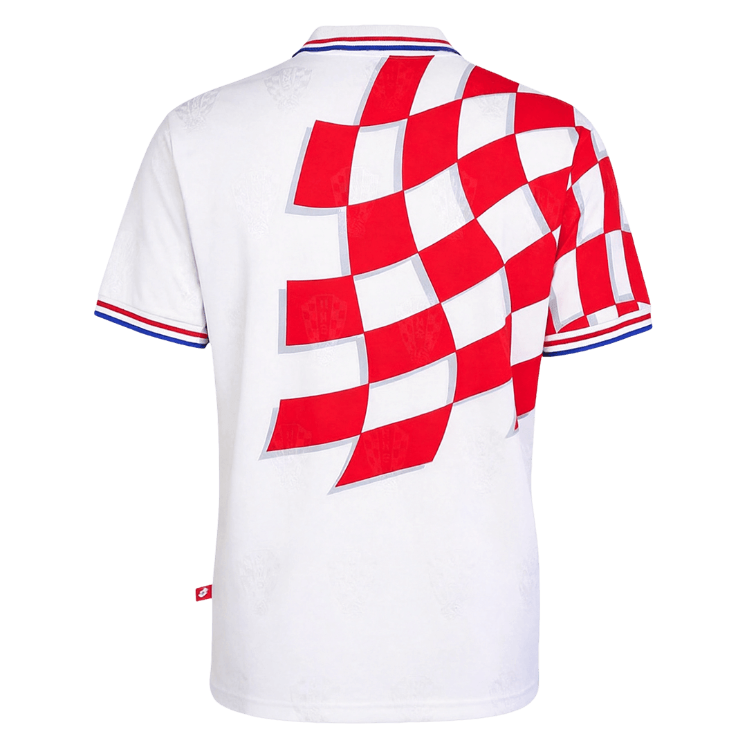 Męska koszulka Chorwacji domowa Retro - Mundial 1998