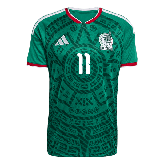 Męska Koszulka Domowa Mexico S.GIMENEZ #11 World Cup 2026