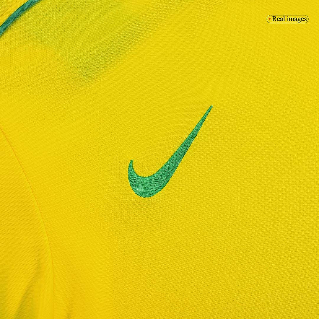 Męska Koszulka Retro Domowa Brazylia RIVALDO #10 1998 - World Cup - Topowe Koszulki Pilkarskie Sklep Internetowy