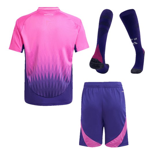 Dziecięca koszulka piłkarska Germany Euro Away (koszulka+spodenki+skarpety) 2024 - Topowe Koszulki Pilkarskie Sklep Internetowy