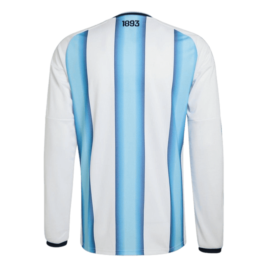 Męska Koszulka Domowa Argentina 2026 z Długim Rękawem - World Cup