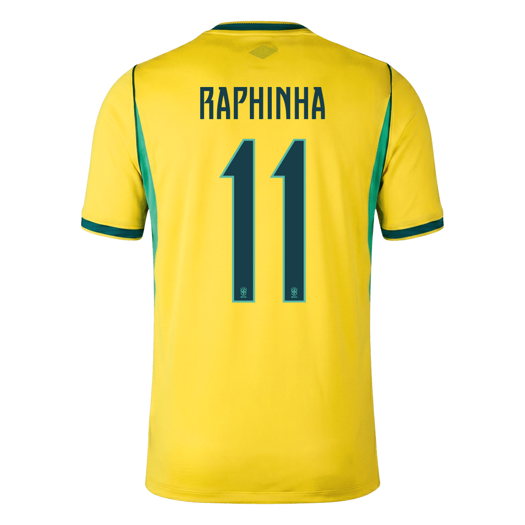 Męska koszulka Brazylii domowa RAPHINHA #11 - Mundial 2026