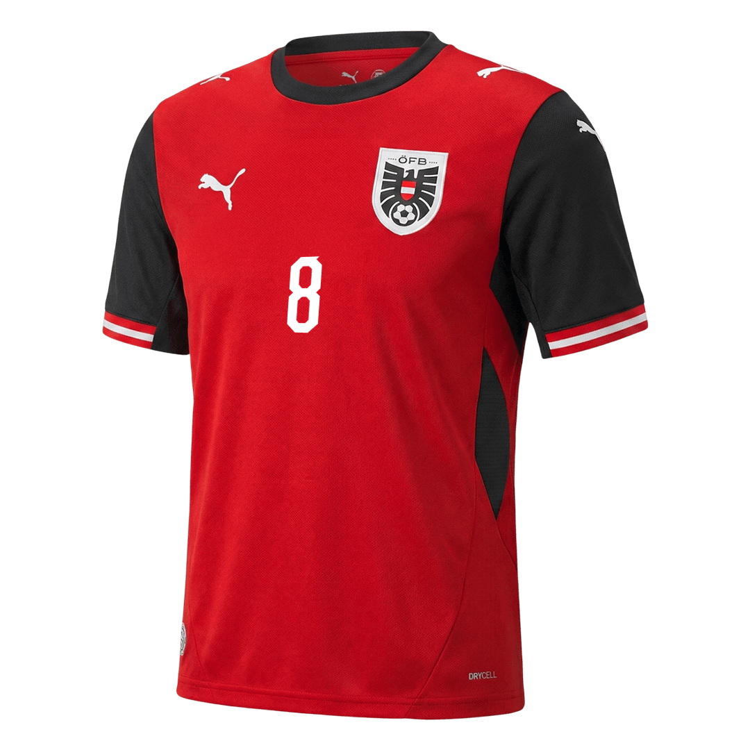 Męska koszulka Austrii domowa ALABA #8 – Mundial 2026