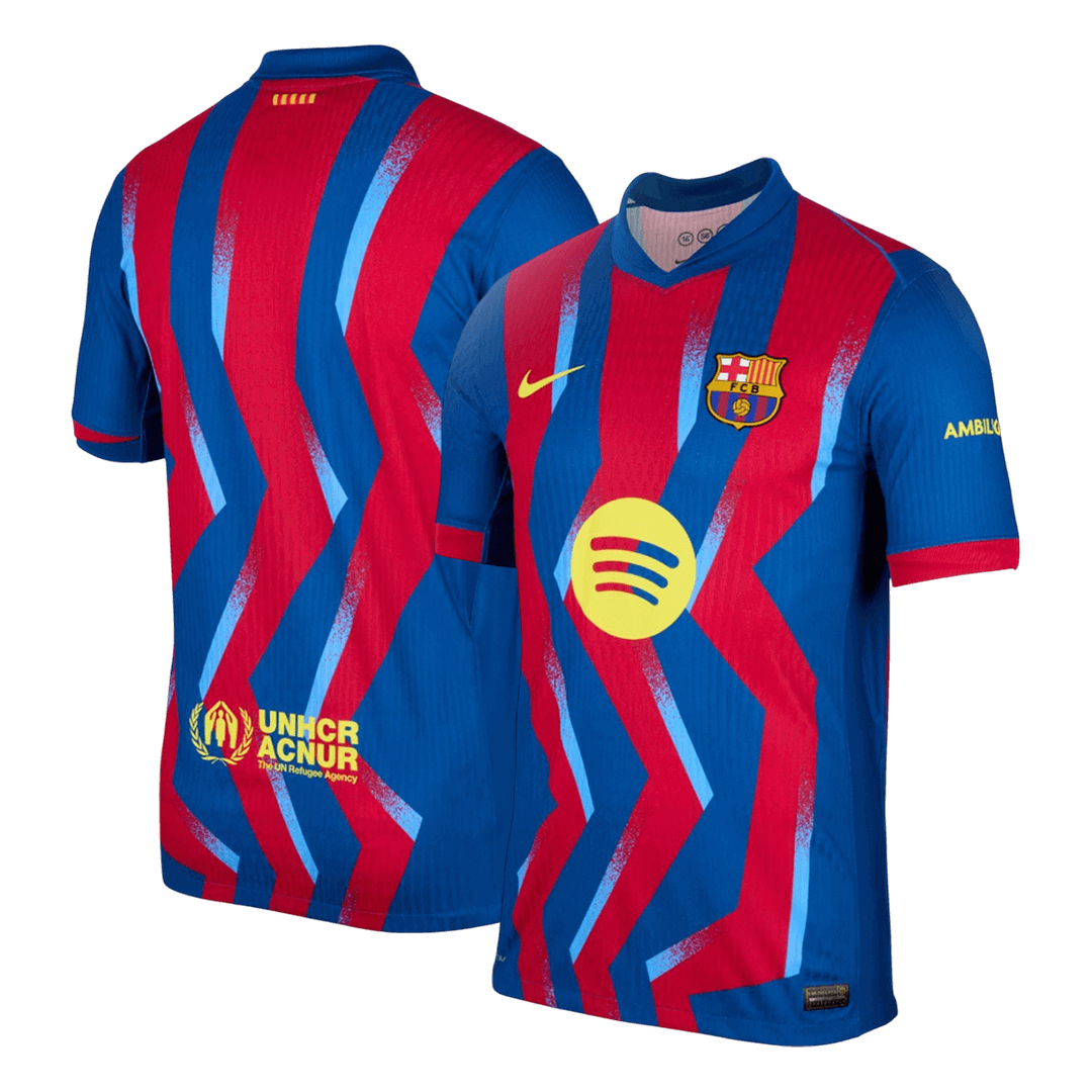 Męska Koszulka Czwarta Wyjazdowa Barcelona Wersja Piłkarska 2025/26 - Slim Fit