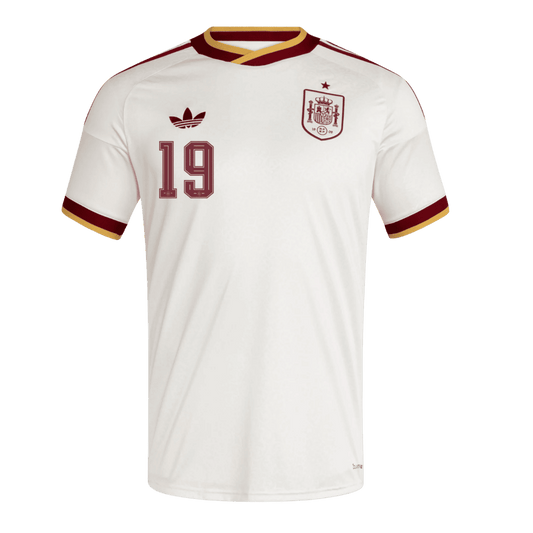 Męska koszulka Hiszpanii wyjazdowa LAMINE YAMAL #19 – Mundial 2026
