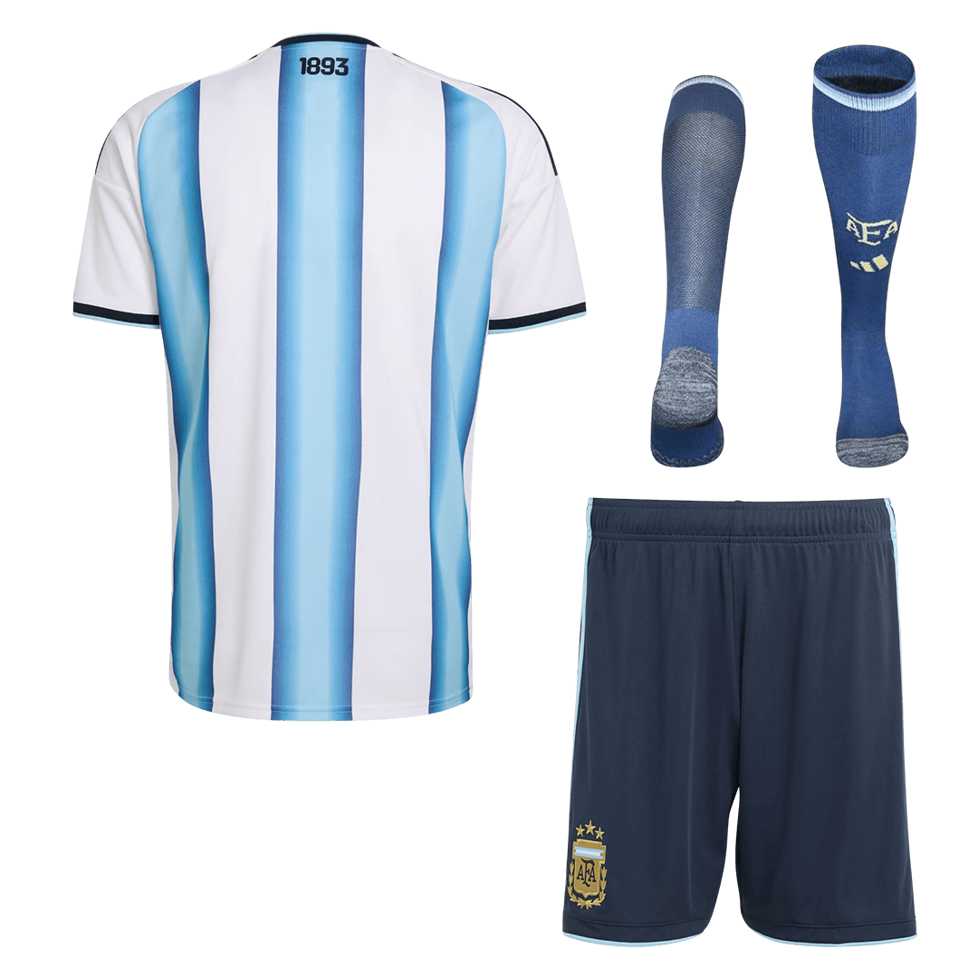 Męski Zestaw Domowa Argentina (Koszulka + Spodenki + Skarpety) World Cup 2026