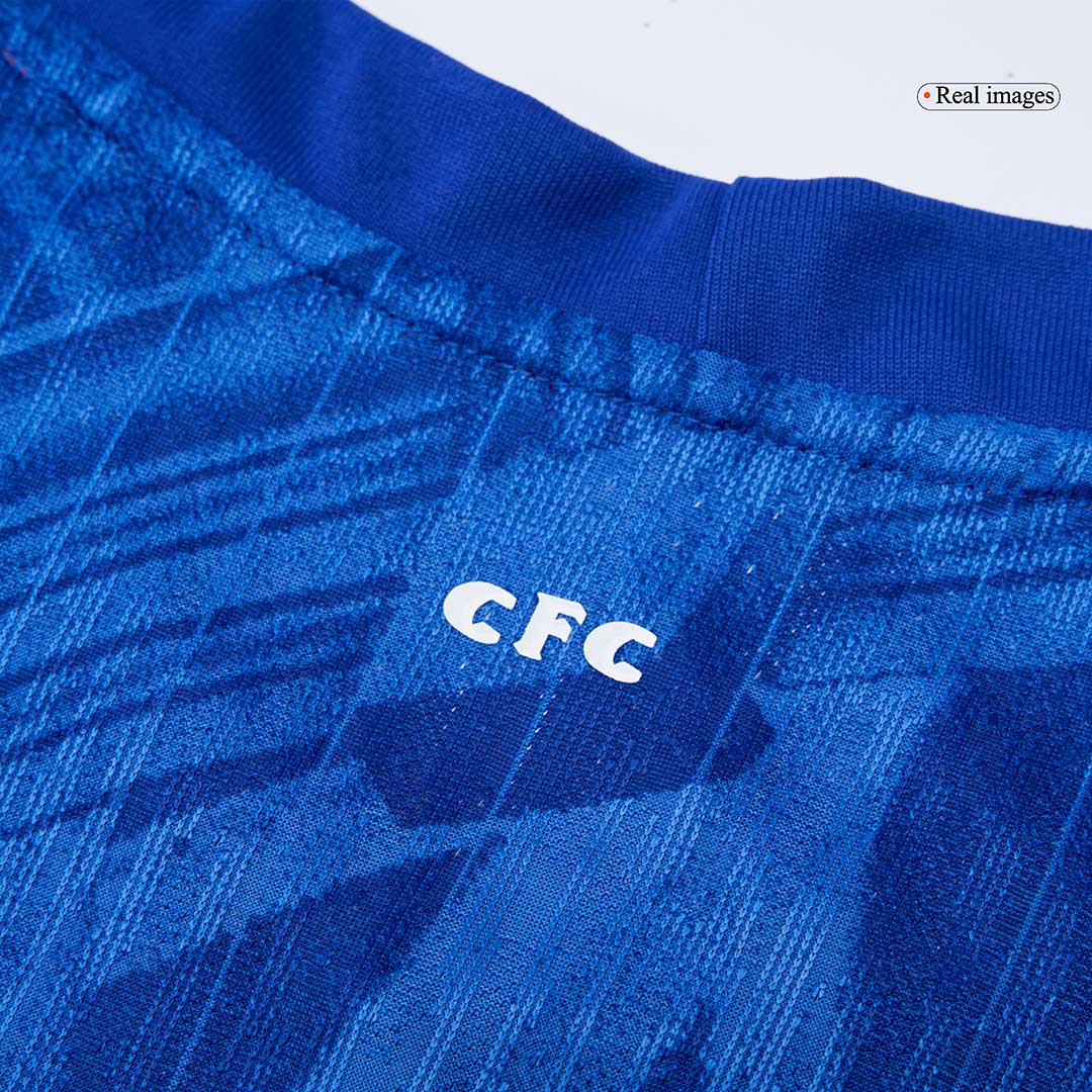 Męska Koszulka Domowa Chelsea GARNACHO #49 Wersja Piłkarska 2025/26 - Slim Fit