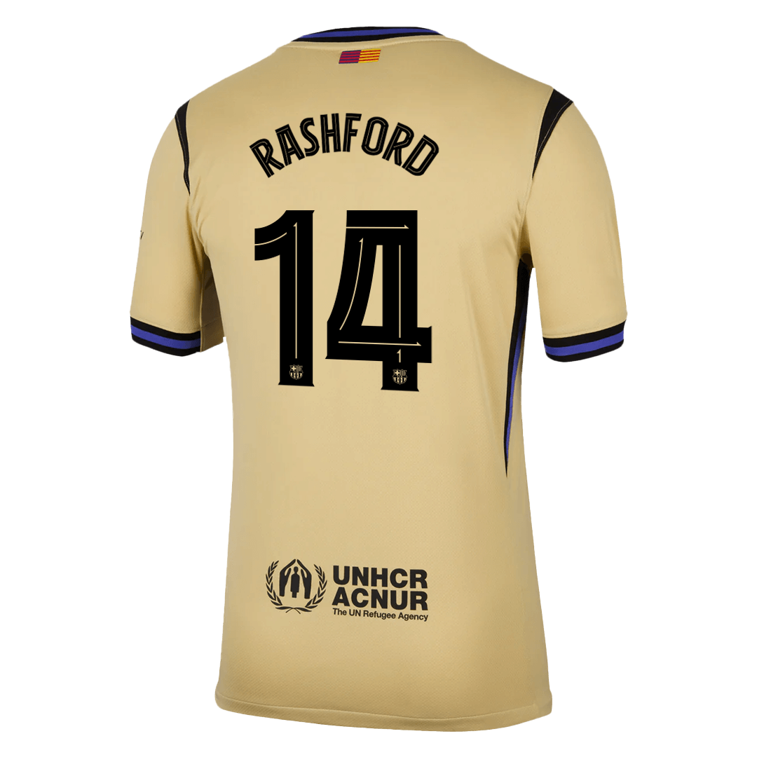 Męska Koszulka Wyjazdowa FC Barcelona x Kobe Bryant RASHFORD #14 2025/26 - UCL