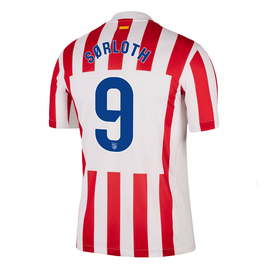 Męska Koszulka Domowa Atletico Madrid SØRLOTH #9 2025/26