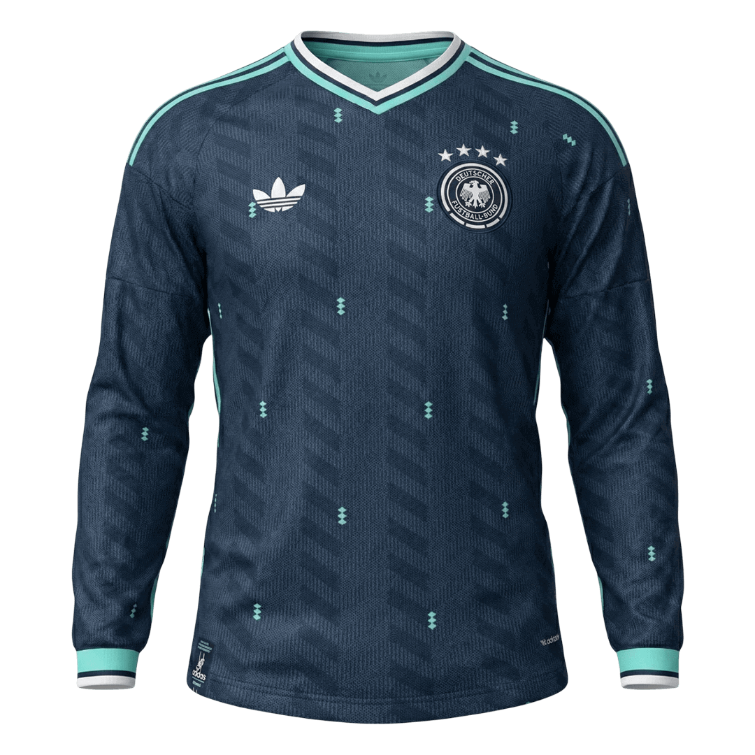 Męska Koszulka Wyjazdowa Germany 2026 z Długim Rękawem - World Cup