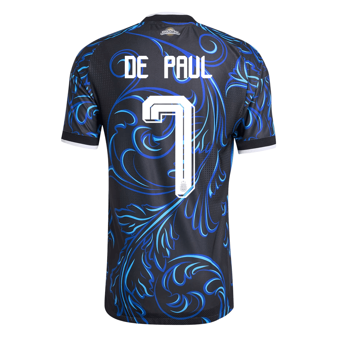 Męska koszulka Argentyny wyjazdowa DE PAUL #7 wersja zawodnicza - Mundial 2026