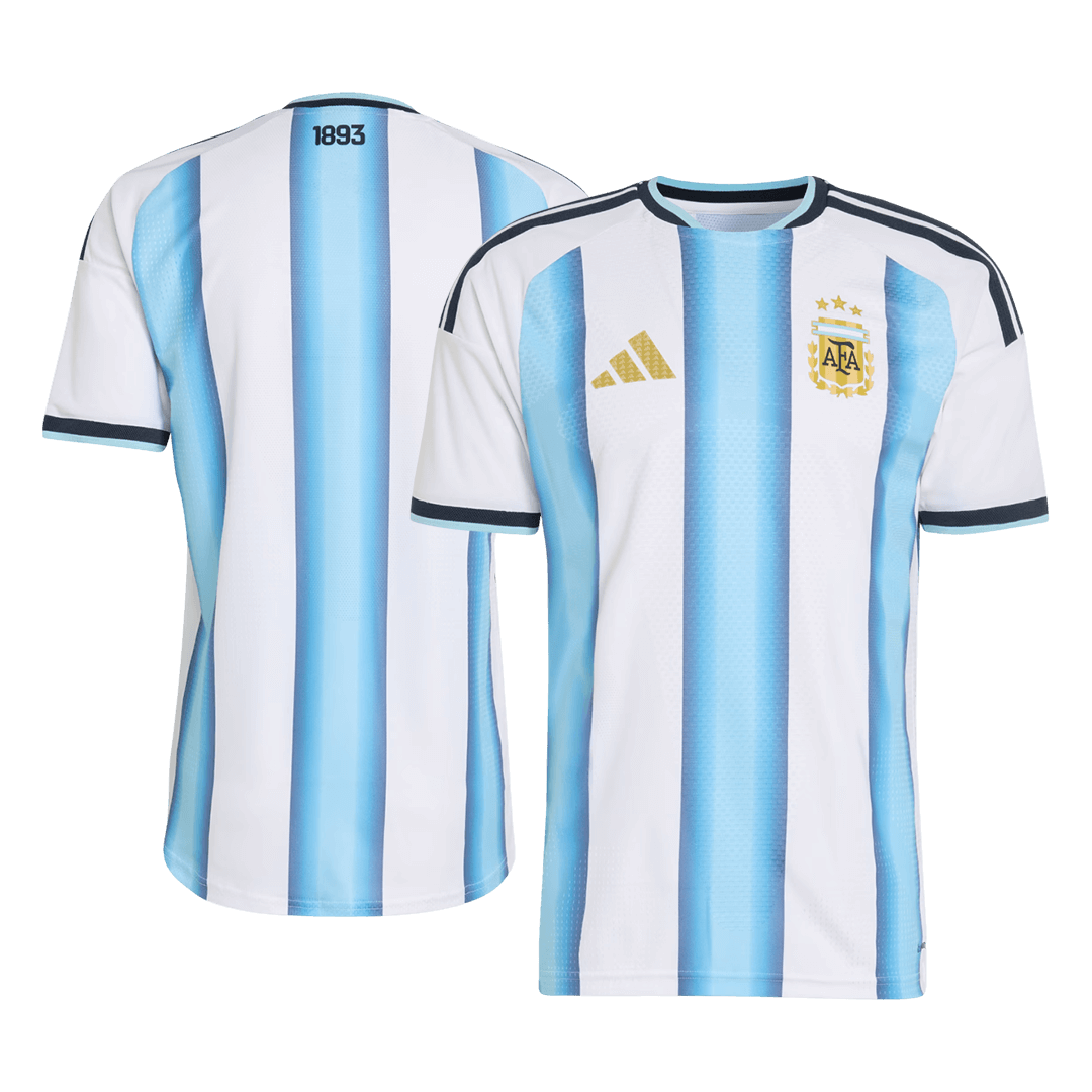 Męska Koszulka Domowa Argentina Wersja Piłkarska World Cup 2026 - Slim Fit