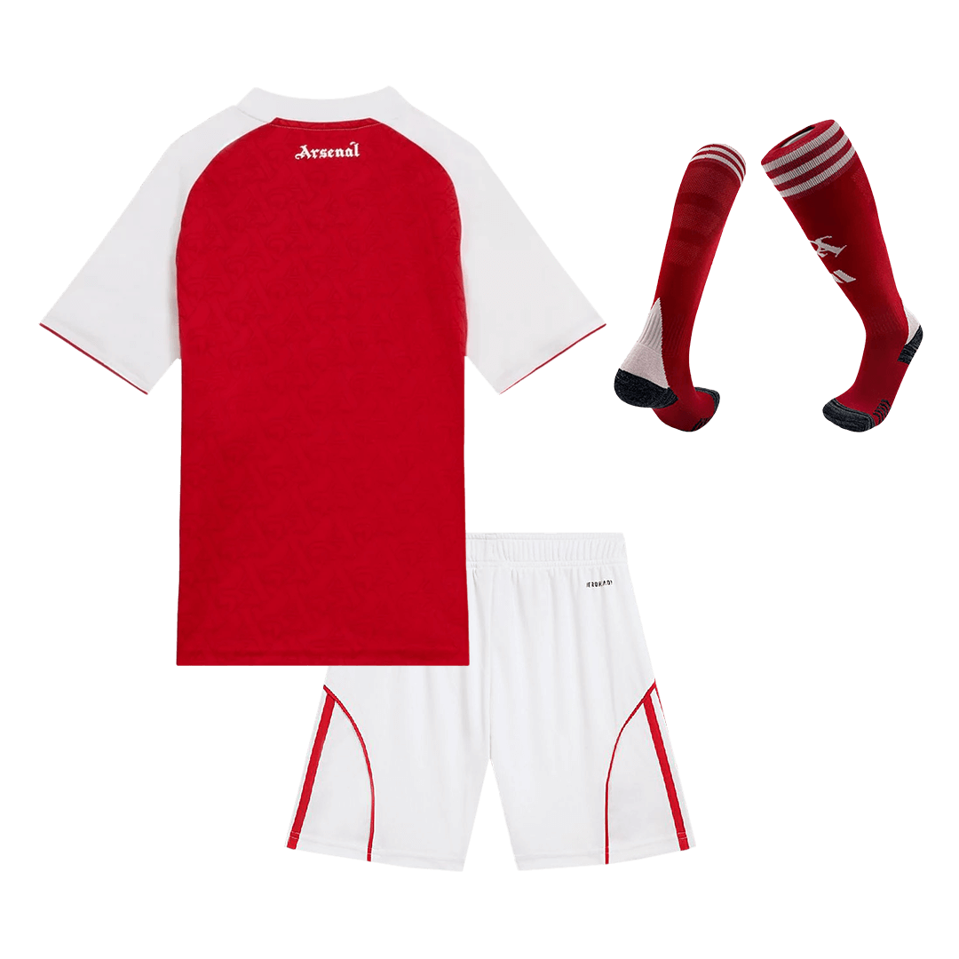 Dziecięcy Zestaw Domowa Arsenal (Koszulka + Spodenki + Skarpety) 2025/26
