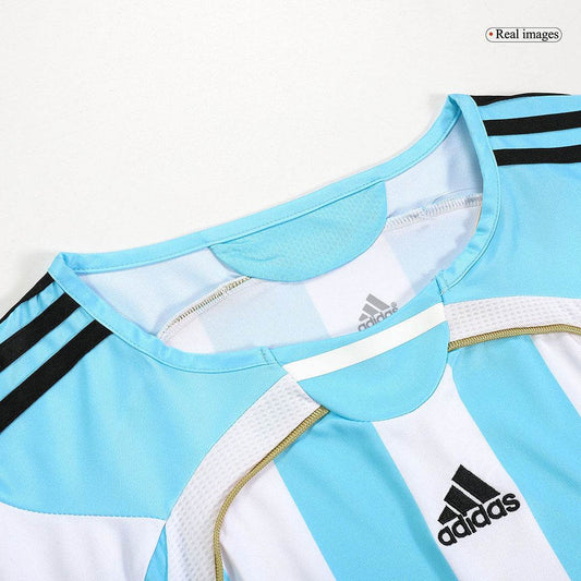 Męska Koszulka Retro Domowa Argentina MESSI #19 2006 - Topowe Koszulki Pilkarskie Sklep Internetowy