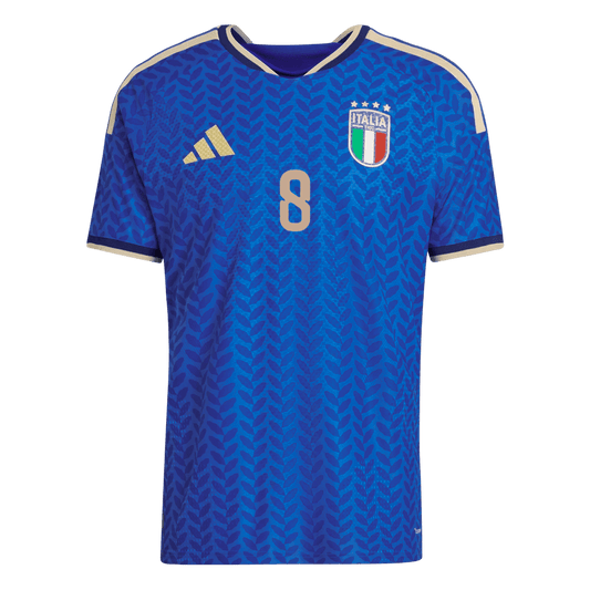 Męska Koszulka Domowa Italy TONALI #8 Wersja Piłkarska World Cup 2026 - Slim Fit