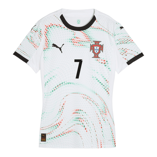 Damska Koszulka Wyjazdowa Portugalia RONALDO #7 2025 - Topowe Koszulki Pilkarskie Sklep Internetowy