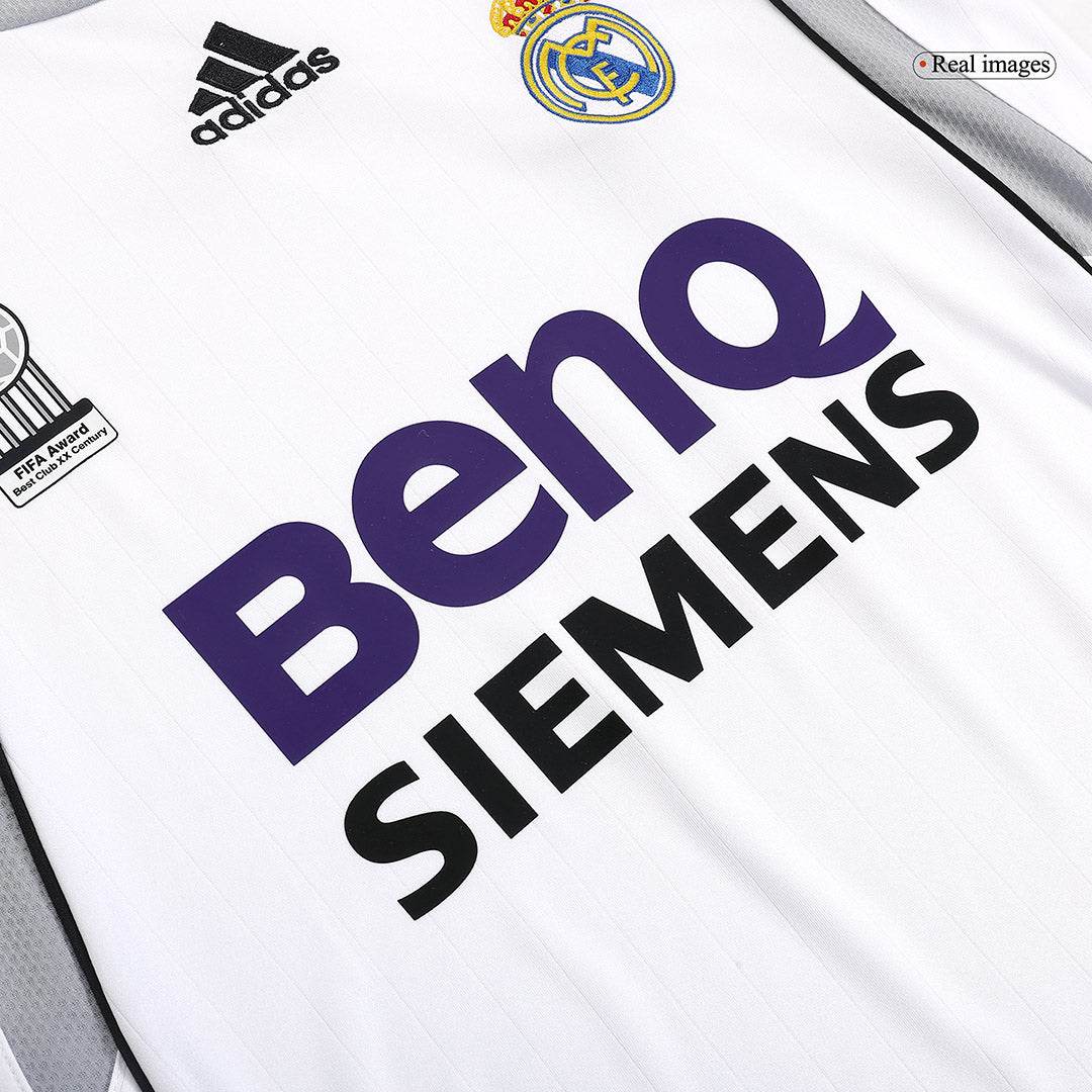 Męska Koszulka Retro Domowa Real Madrid SERGIO RAMOS #4 2006/07 - Topowe Koszulki Pilkarskie Sklep Internetowy