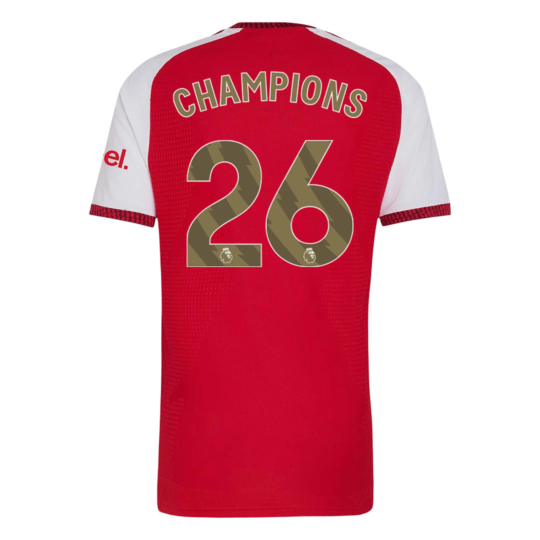 Męska koszulka Arsenal domowa CHAMPIONS #26 wersja zawodnicza 2026/27