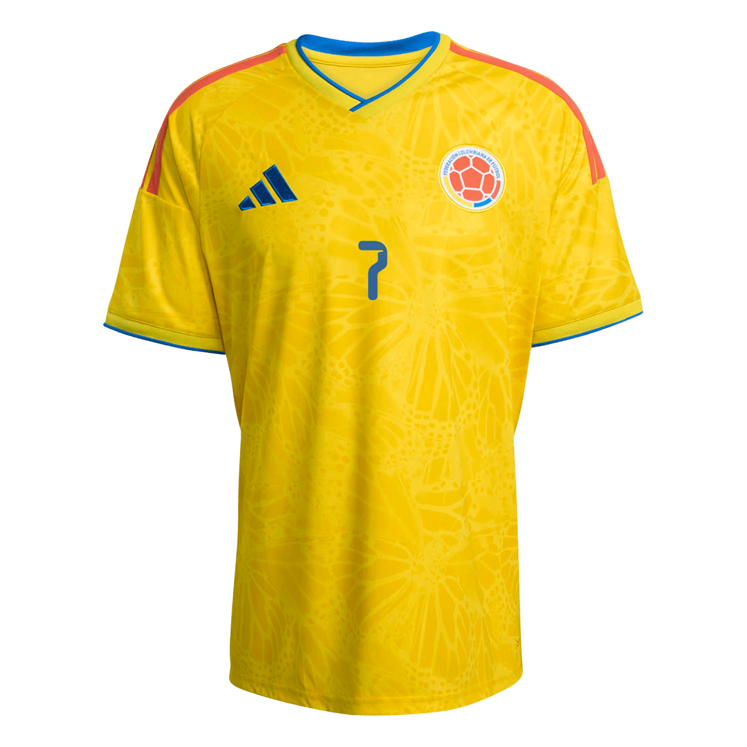 Męska koszulka Kolumbii domowa LUIS DíAZ #7 – Mundial 2026