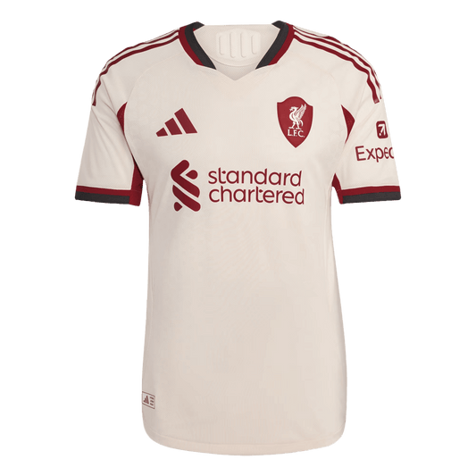 Męska Koszulka Wyjazdowa Liverpool SZOBOSZLAI #8 Wersja Piłkarska 2025/26 - Slim Fit