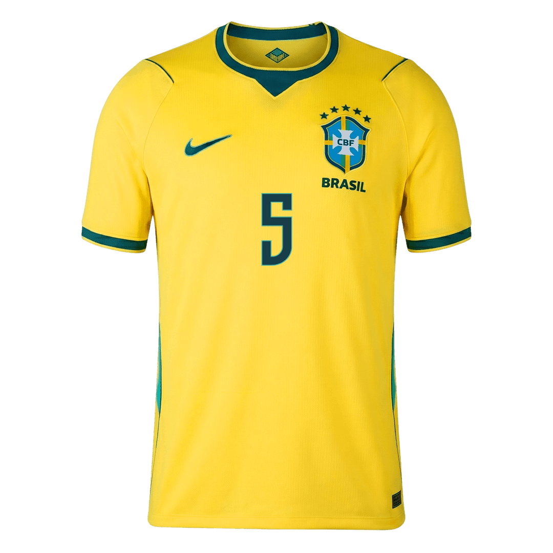 Męska koszulka Brazylii domowa CASEMIRO #5 - Mundial 2026