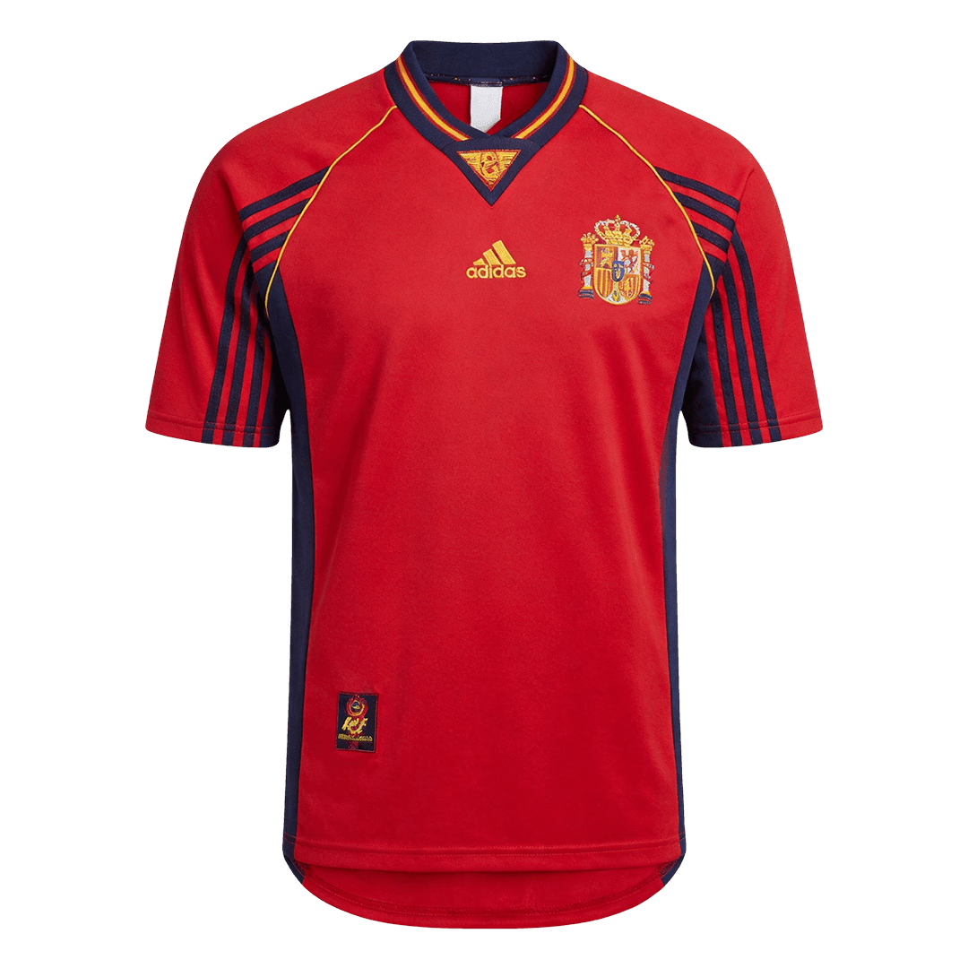 Męska Koszulka Retro Domowa Spain 1998