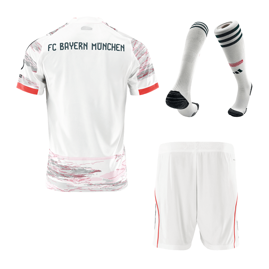 Męski Zestaw Wyjazdowa Bayern Munich (Koszulka + Spodenki + Skarpety) 2025/26