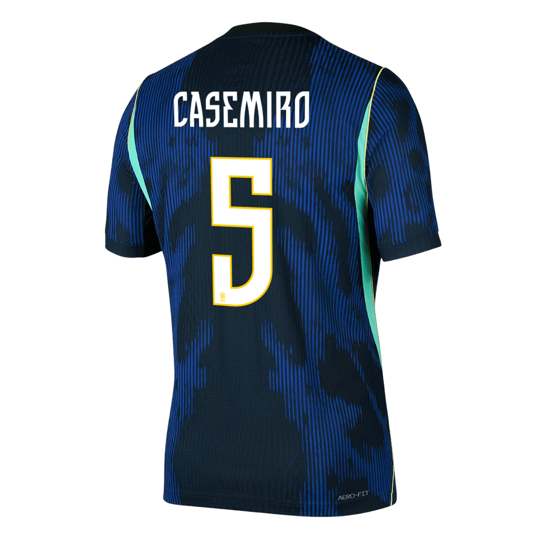 Męska koszulka Brazylii wyjazdowa CASEMIRO #5 wersja zawodnicza - Mundial 2026