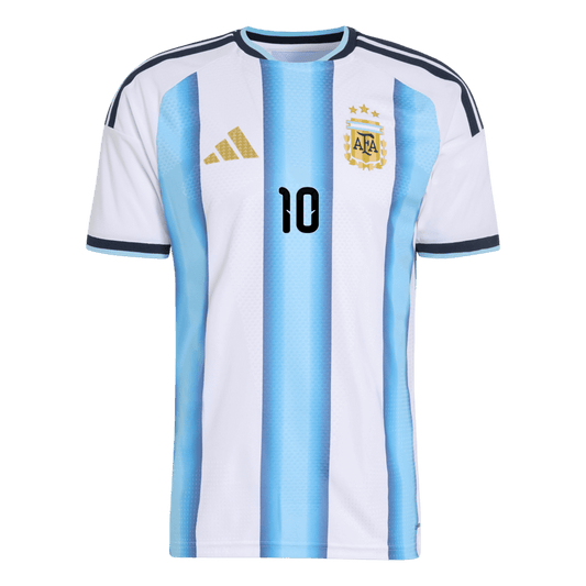 Męska Koszulka Domowa Argentina MESSI #10 Wersja Piłkarska World Cup 2026 - Slim Fit