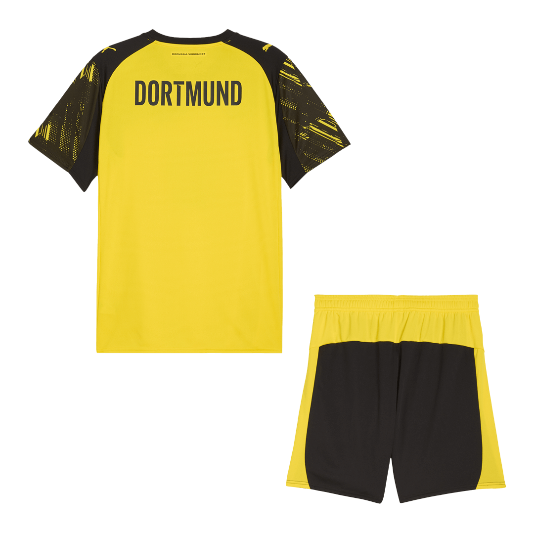 Męski Zestaw Domowa Borussia Dortmund (Koszulka+Spodenki) 2025/26