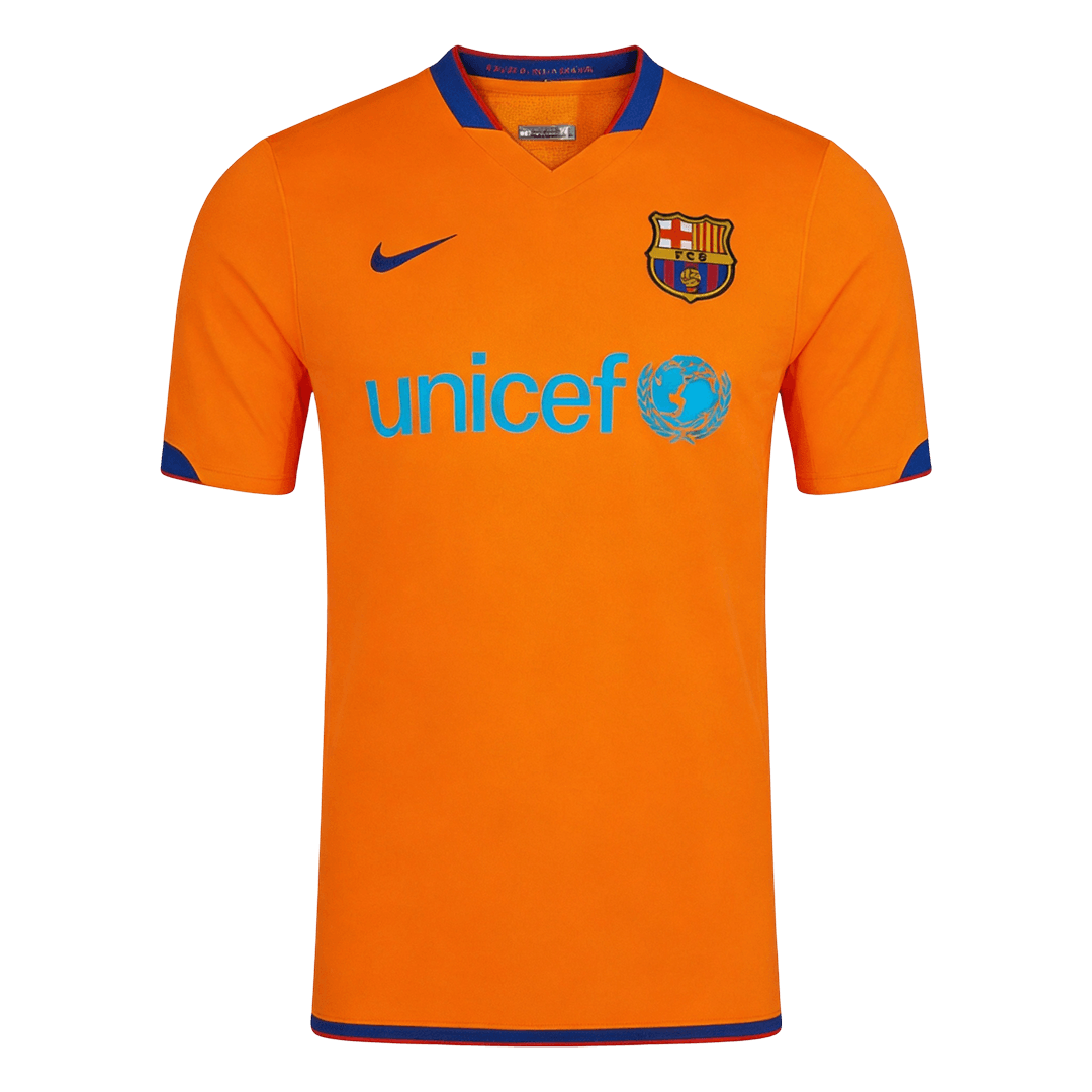 Męska Koszulka Retro Wyjazdowa Barcelona 2006/07