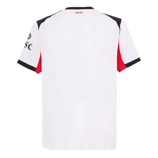 Męska Koszulka Wyjazdowa AC Milan Wersja Piłkarska 2025/26 - Slim Fit - Topowe Koszulki Pilkarskie Sklep Internetowy