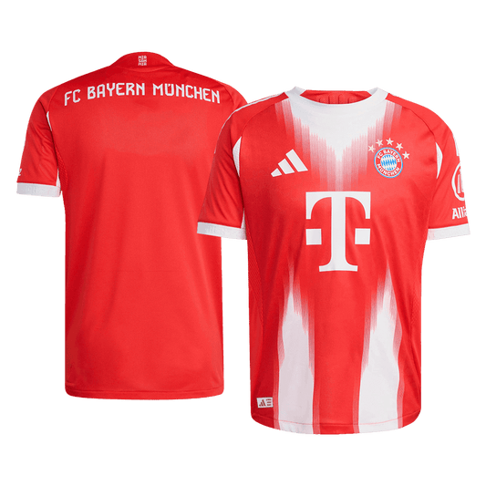 Męska Koszulka Domowa Bayern Monachium Wersja Piłkarska 2025/26 - Slim Fit - Topowe Koszulki Pilkarskie Sklep Internetowy
