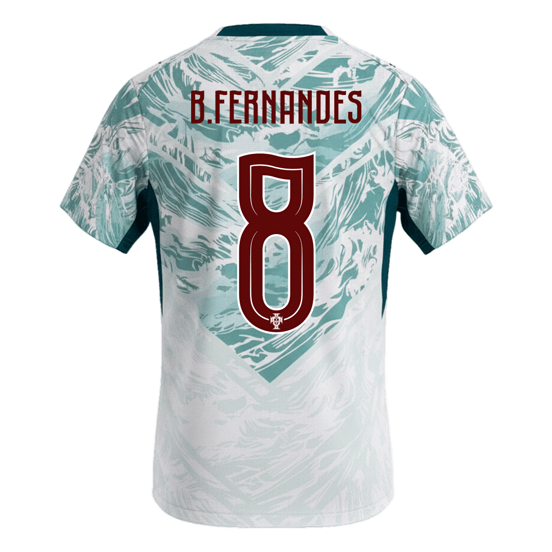 Męska koszulka Portugalii wyjazdowa B.FERNANDES #8 - Mundial 2026