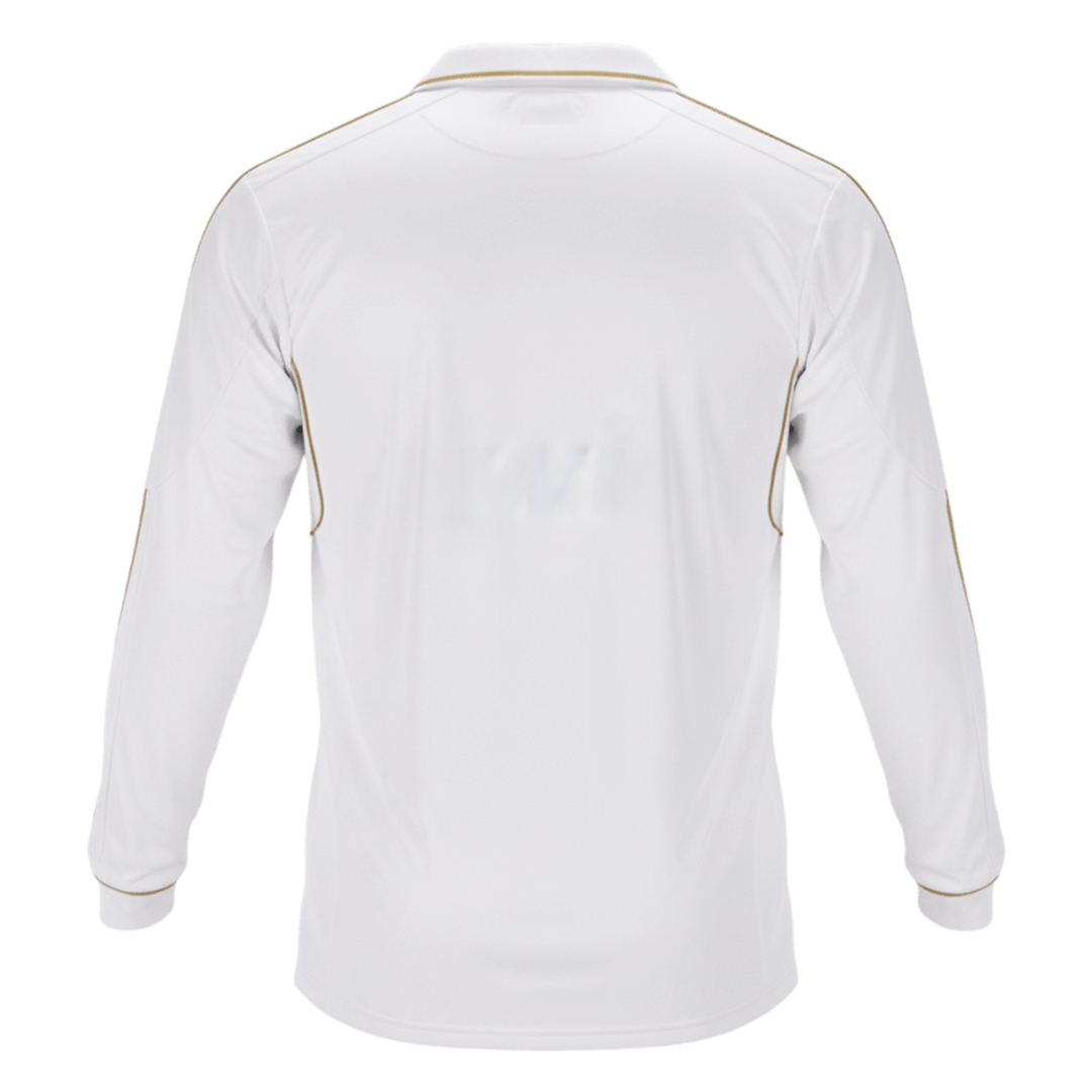Męska Koszulka Retro Domowa Real Madrid 2011/12 z Długim Rękawem