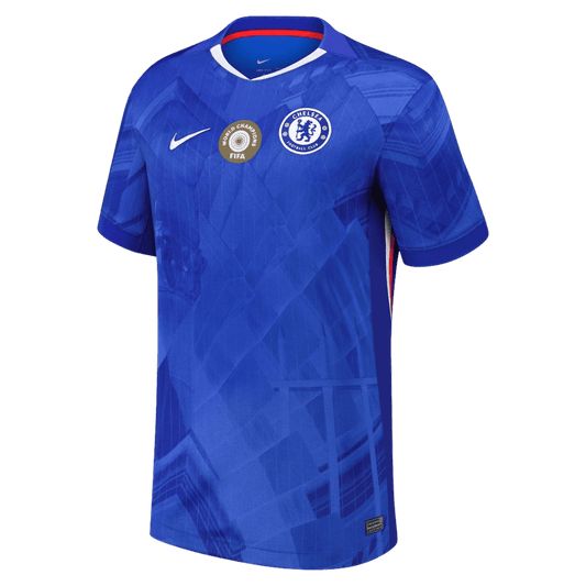 Męska Koszulka Domowa Chelsea WORLD CHAMPIONS #25 2025/26 - with chest badge - Topowe Koszulki Pilkarskie Sklep Internetowy