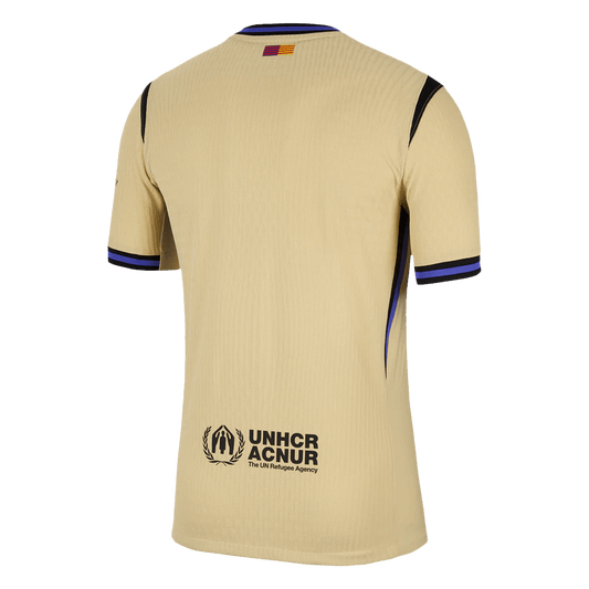 Męska Koszulka Wyjazdowa FC Barcelona Wersja Piłkarska 2025/26 - Slim Fit