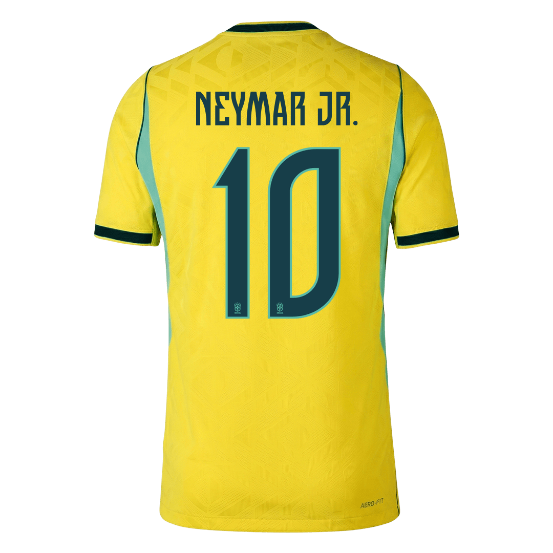 Męska koszulka Brazylii domowa NEYMAR JR. #10 wersja zawodnicza - Mundial 2026