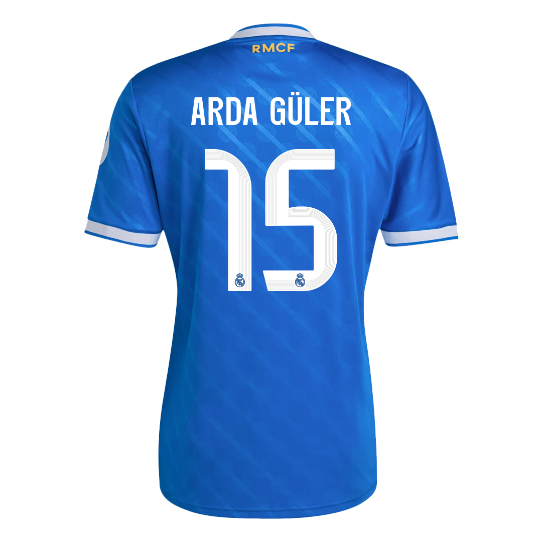 Męska Koszulka Trzecia Wyjazdowa Real Madrid ARDA GÜLER #15 2025/26