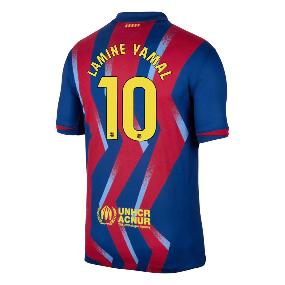 Męska Koszulka Czwarta Wyjazdowa Barcelona LAMINE YAMAL #10 2025/26