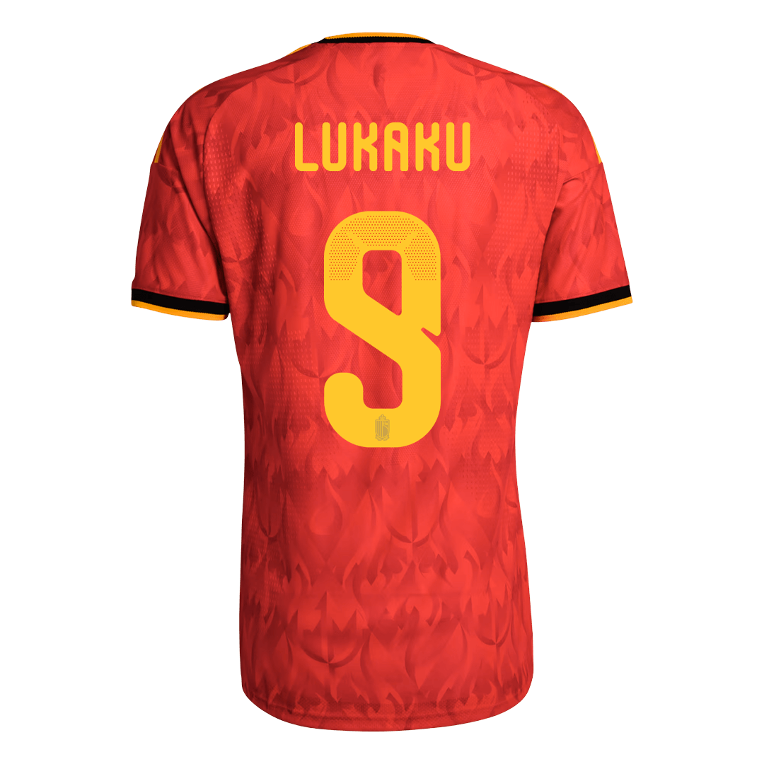 Męska koszulka Belgii domowa LUKAKU #9 wersja zawodnicza - Mundial 2026